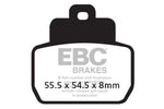 EBC SFA-HH Series Sintered Scooter Brake Pads For Piaggio Beverly 500 2006 Rear