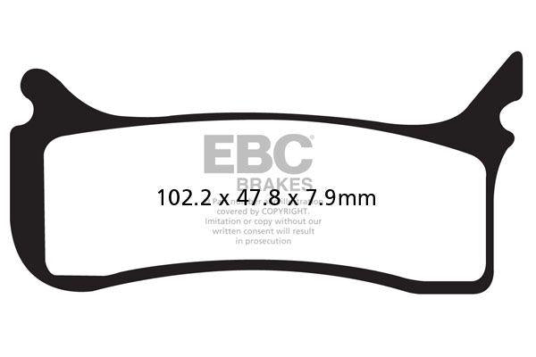 EBC EPFA Series Extreme Pro Sintered Brake Pads For Husaberg FS 450 C 2004 Front