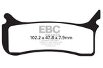 EBC EPFA Series Extreme Pro Sintered Brake Pads For Husaberg FS 450 C 2004 Front