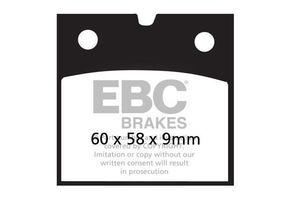 EBC Vee Semi-Sintered Brake Pads For Moto Guzzi LM 850 III Le Mans 1981-1983 Rear