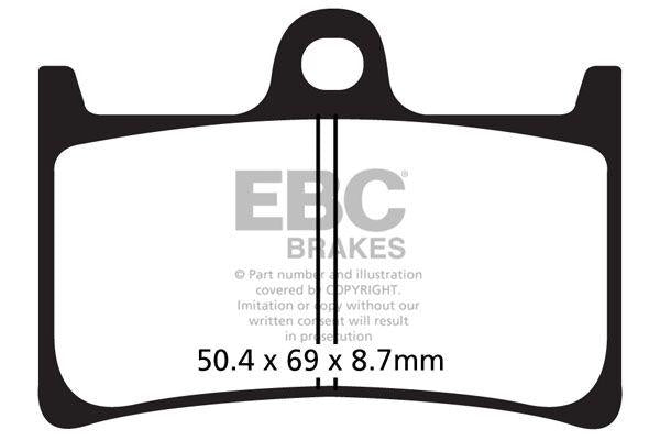 EBC SFAC Carbon Series Brake Pads For Yamaha XP 500 T-Max 2008-2011 Front