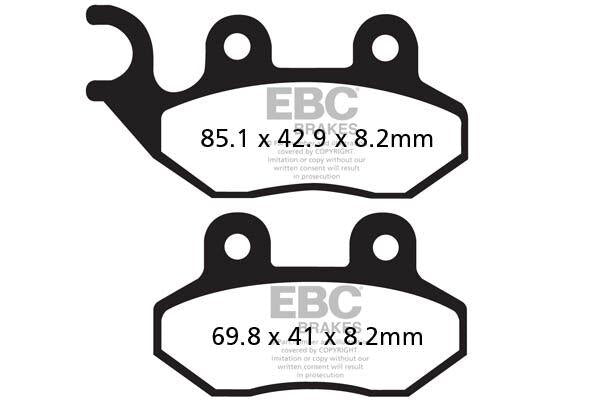 EBC FA-HH Series Sintered Brake Pads For Zero DS ZF6.0 2012 Front