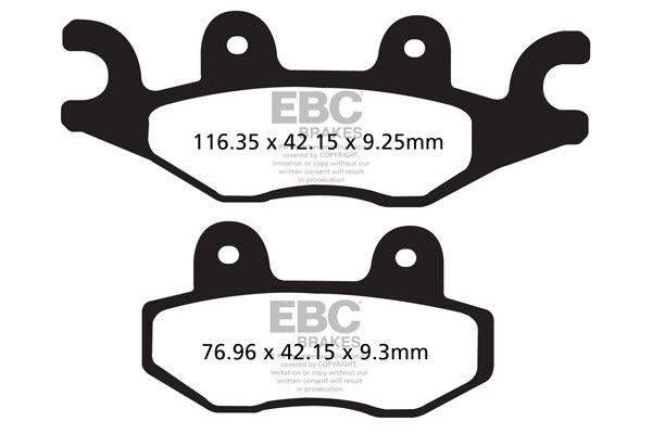 EBC SFA Series Organic Scooter Brake Pads For TGB X-Motion 125 EFI 2011-2013 Front