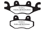 EBC SFA Series Organic Scooter Brake Pads For TGB X-Motion 125 EFI 2011-2013 Front
