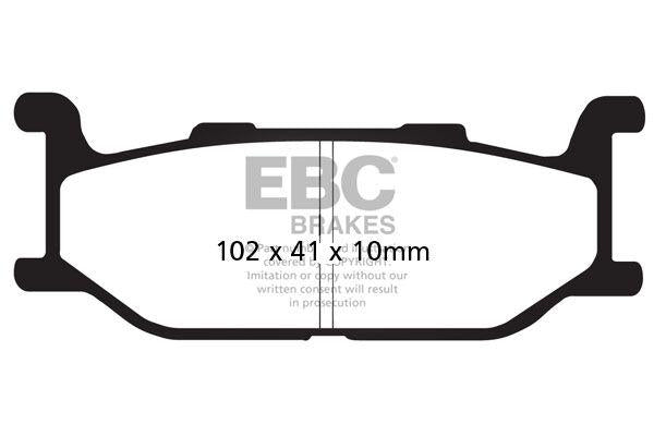EBC SFAC Carbon Series Scooter Brake Pads For Yamaha XP 500 T-Max 2001-2003 Front