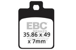 EBC SFAC Carbon Series Scooter Brake Pads For Peugeot Belville 125 ABS 2017-2020 Rear