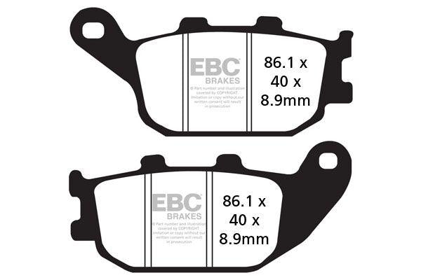 EBC SFA-HH Series Sintered Scooter Brake Pads For Honda NSS 250 2001-2004 Rear