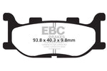 EBC SFAC Carbon Series Scooter Brake Pads For Adiva AD 125 2009 Rear
