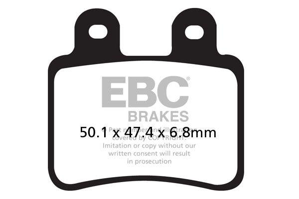 EBC SFAC Carbon Series Scooter Brake Pads For Derbi Boulevard 125 2003-2007 Front