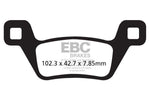 EBC R Series Heavy Duty Sintered Brake Pads For Kymco MXU 500 I 4X4 IRS 2012 Front