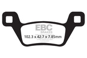 EBC R Series Heavy Duty Sintered Brake Pads For Kymco MXU 500 I 4X4 IRS 2012 Front