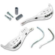 UFO Jumpy Supermotard Hand Guards For Pro Taper Handlebars - White
