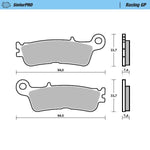 Moto Master Nitro SinterPRO Brake Pads For Yamaha WRF250 2022-2024 - Front