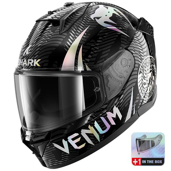 Shark D-Skwal 3 Full Face Motorcycle Helmet - Venum KUA