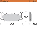 Moto Master RoadPRO Sinter Brake Pads Front For Yamaha FZ6 R 600 2009-2017 Front