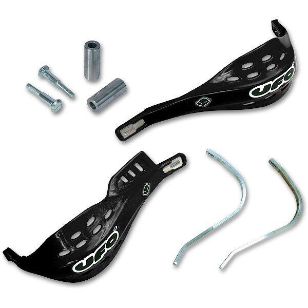 UFO Jumpy Supermotard Hand Guards For Pro Taper Handlebars - Black