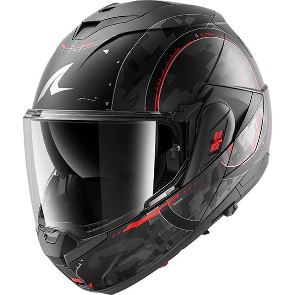 Shark Oxo Flip Up Motorcycle Helmet - Gang Mat KAS