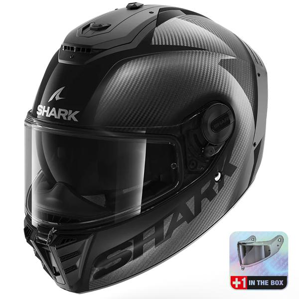 Shark Spartan RS Full Face Motorcycle Helmet - Carbon Skin DAD