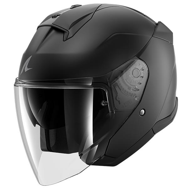Shark Jet Open Face Motorcycle Helmet - Blank Mat  KMA