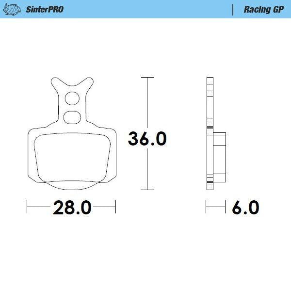 Moto Master Racing GP SinterPRO Brake Pads For Husqvarna EE 3 2023-2024 Front Left/Rear