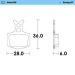 Moto Master Racing GP SinterPRO Brake Pads For Husqvarna EE 3 2023-2024 Front Left/Rear
