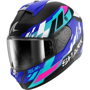 Shark Ridill 2 Full Face Motorcycle Helmet - Raceblock Mat KVB
