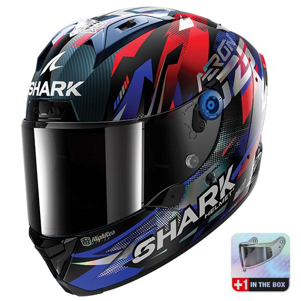 Shark Aeron Full Face Motorcycle Helmet - Zarco GP De France DBU