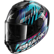 Shark Spartan RS Full Face Motorcycle Helmet - Carbon Vibetrack DGU