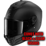 Shark Spartan RS Full Face Motorcycle Helmet - Dark Shadow  KMA