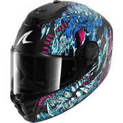 Shark Spartan RS Full Face Motorcycle Helmet - Shaytan 2 Mat KBV