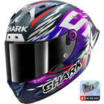 Shark Aeron-GP FIM 2 Full Face Motorcycle Helmet - Zarco Sign DVU