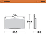 Moto Master RoadPRO Sinter Brake Pads Front For Laverda 650 1992-1994 Front