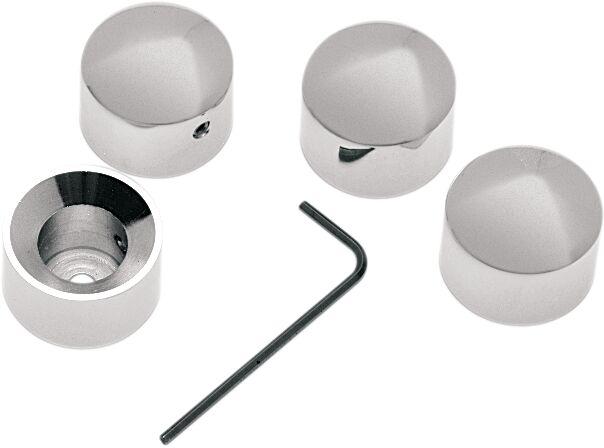 Drag Specialties Chrome Die-Cast Headbolt Cover For Harley Davidson FLD 1690 2012-2013 - Silver