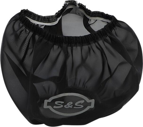 S&S Cycle Tall Pre-filter Rain Sock for Super Stock Air Cleaner For Harley Davidson FLD 1690 2012-2013 - Black