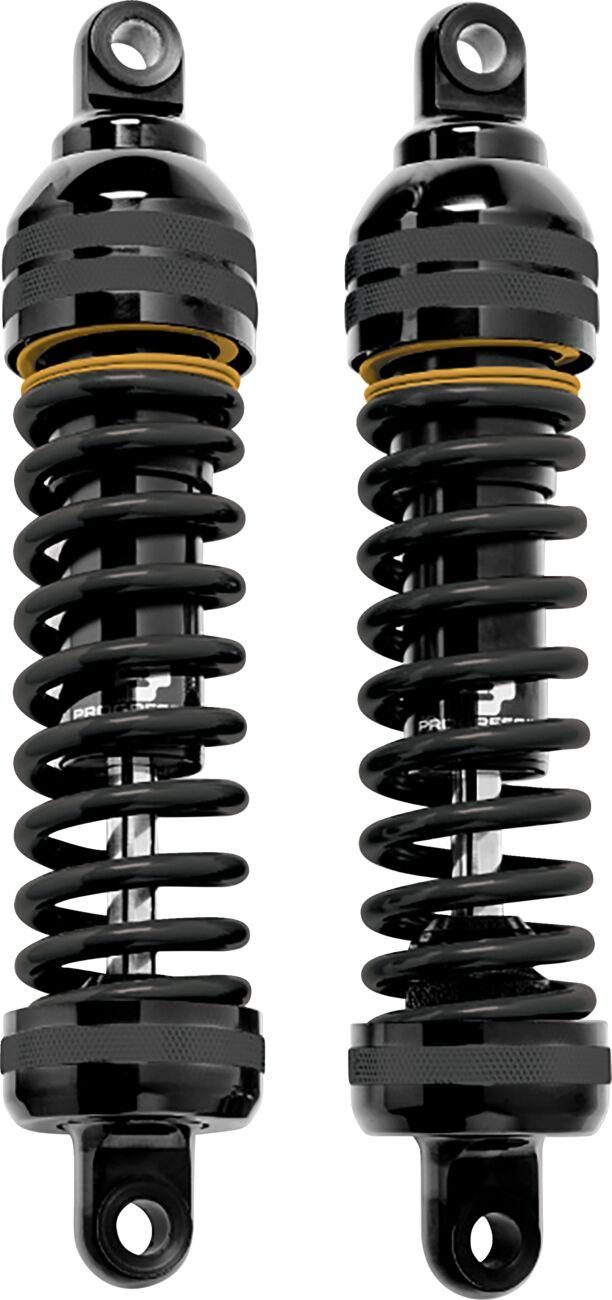Progressive Suspension 944 Ultra Low Shocks For Harley Davidson FLH 1984-1985 318.00 mm (12.50") - Black/Gold