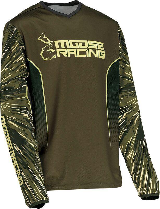 Moose Racing Youth Agroid Jersey - Olive/Tan