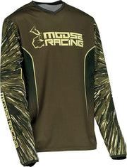 Moose Racing Youth Agroid Jersey - Olive/Tan