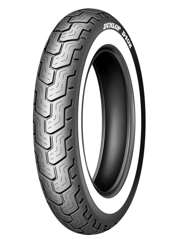 Dunlop D402 Rear Whitewall Tyre MT90 B16"