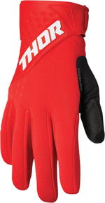 Thor Spectrum Cold Weather Gloves - Red White