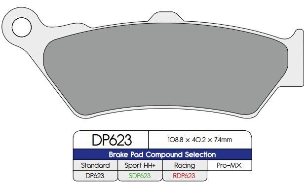 DP Brakes SDP HH+ Supersport Pads For Husqvarna 701 Enduro 2016-2024 Fits Front Or Rear
