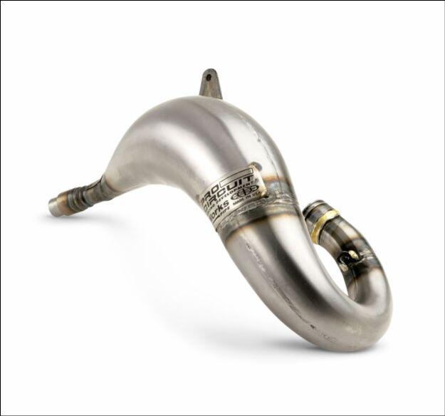 Pro Circuit Platinum Front Pipe For Kawasaki KX125 1989 - Nickel-Plated