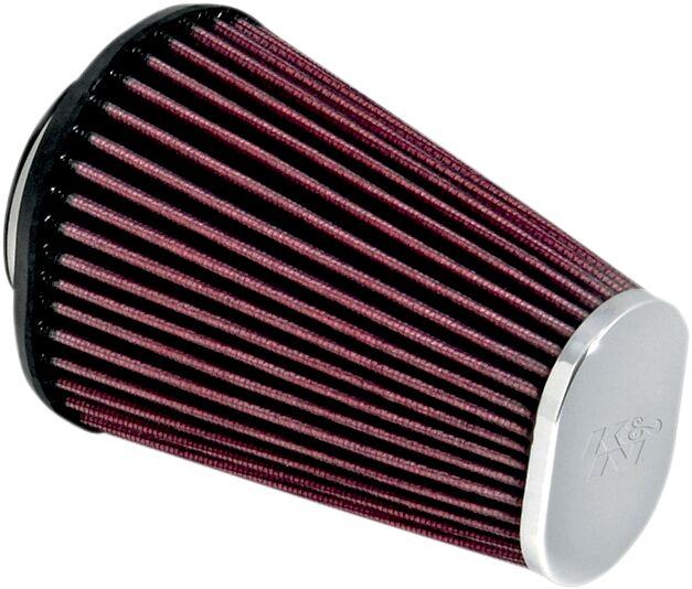 K&N Air Filter For Air Charger Intake For Harley Davidson FLD 1690 2013 - Chrome Red