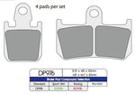 DP Brakes Standard Sintered Metal Brake Pads For Yamaha MT-01 1700 2007-2012 Front