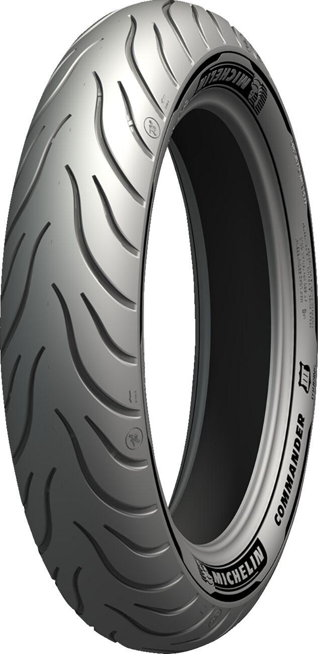 Michelin Commander III Touring Front Tyre Blackwall  TL 61H 130 60B19"
