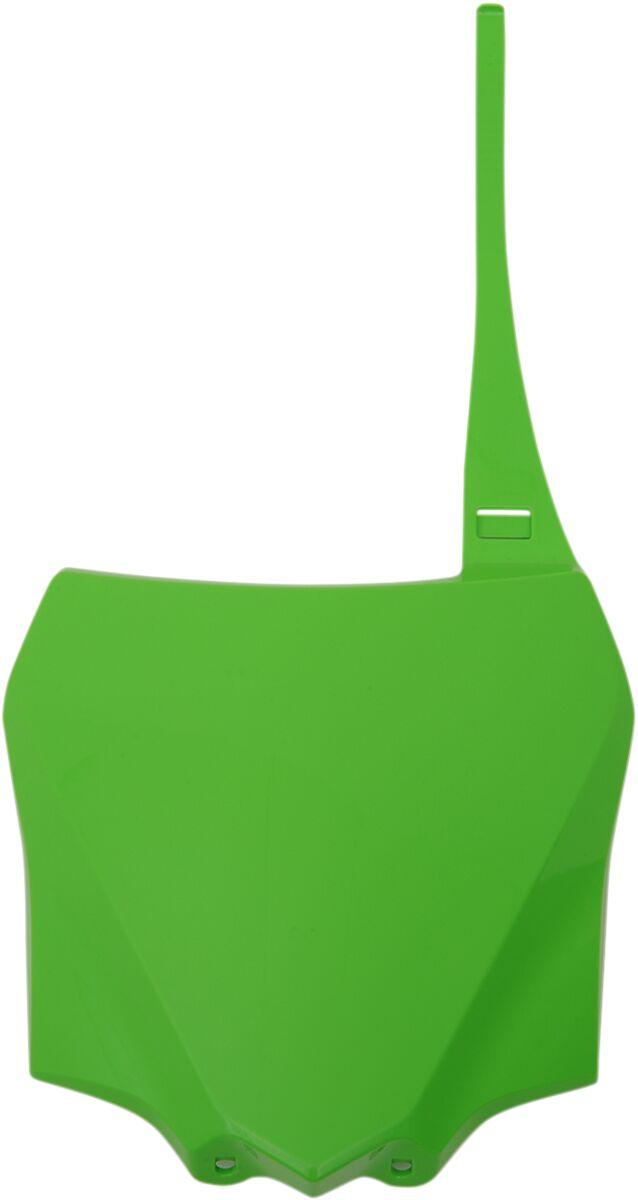 UFO Front Number Board For Kawasaki KX 112 - KX Green