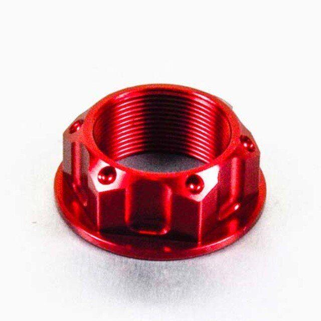 Pro Bolt Aluminium Top Yoke Nut For Suzuki AN 650 2006-2009 - Red