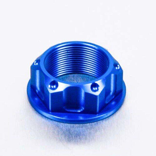 Pro Bolt Aluminium Top Yoke Nut For Suzuki AN 650 2006-2009 - Blue