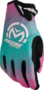 Moose Racing SX1 Gloves - Black Orange Pink Purple Teal