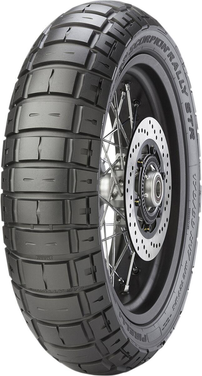 Pirelli Scorpion Rally STR Dual Sport Rear Tyre Blackwall TL 65V 130 80R17"