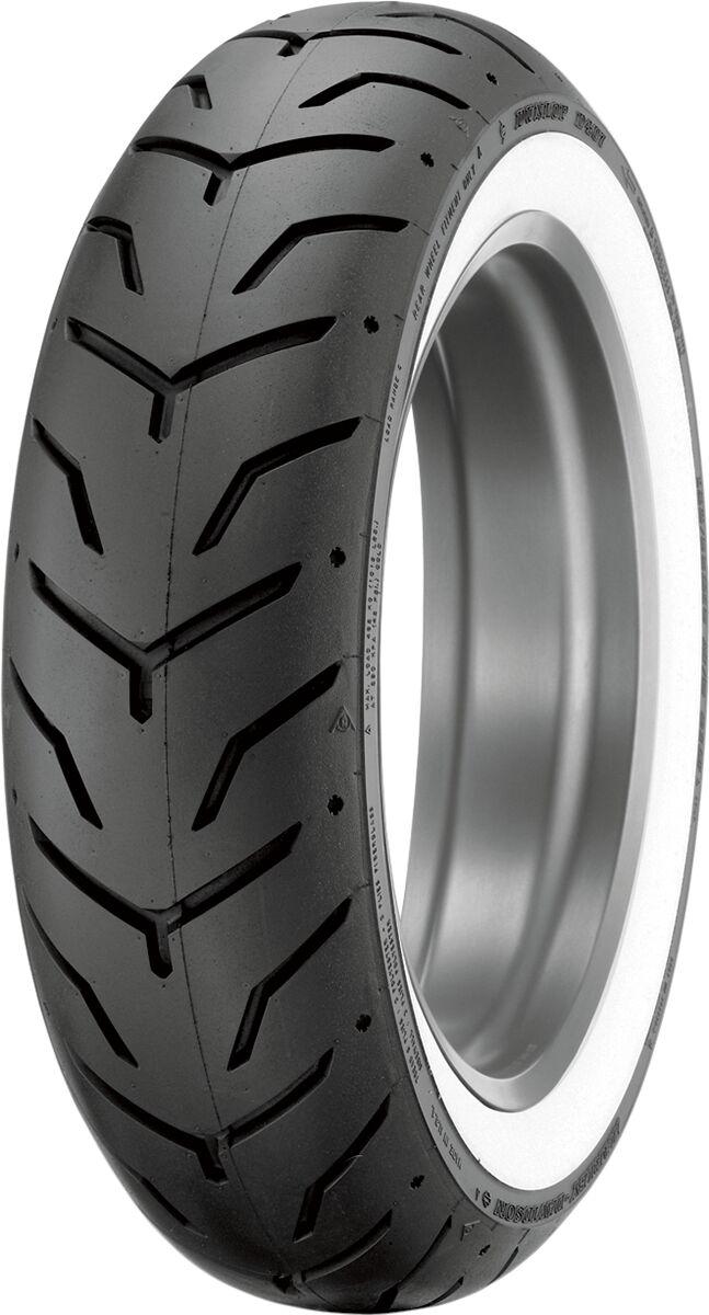 Dunlop D407 Rear Tyre Whitewall TL 81H 180 65B16"